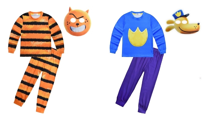 Kids' Orange Cat or Blue Dog Fancy Dress Costume - 6 Sizes!