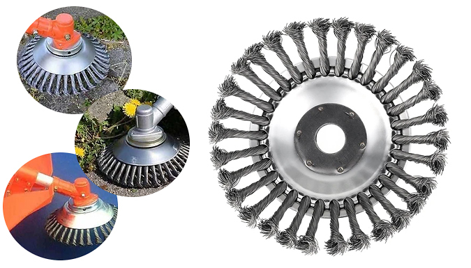 Prime Supply 6 or 8-Inch Wired Round-Edge Weed Trimmer Head Blade