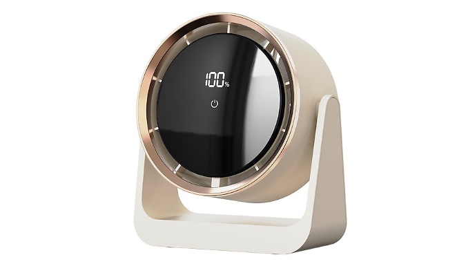 Mini Rechargeable Desktop Fan - 2 Colours