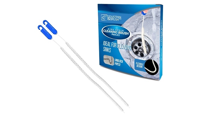 2-Pack Sink Drain Cleaning Brushes
