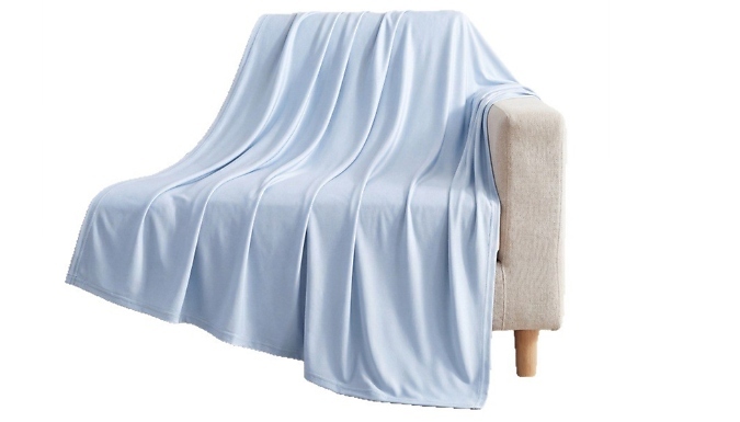 Breathable Ice Cooling Blanket - 6 Colours, 4 Sizes