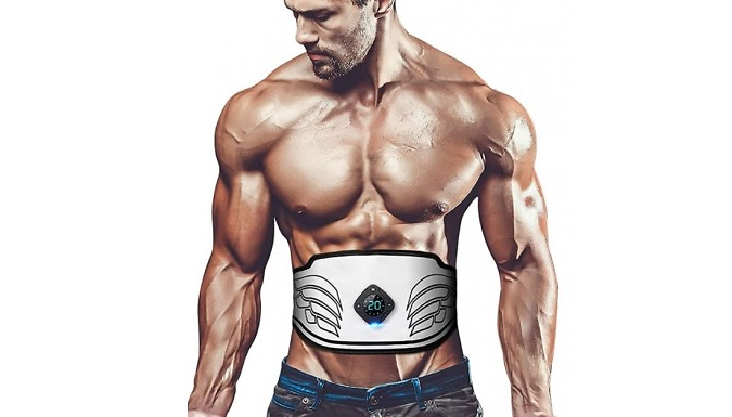 EMS Abdominal Muscle Stimulator - 2 Colours from Go Groopie IE