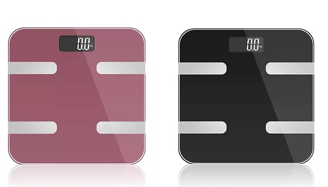 16-in-1 Metallic Digital Bluetooth Scale - Rose Gold or Silver