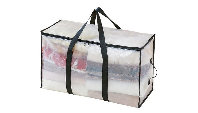 72L Transparent Storage Bags - 2 or 6-Pack!