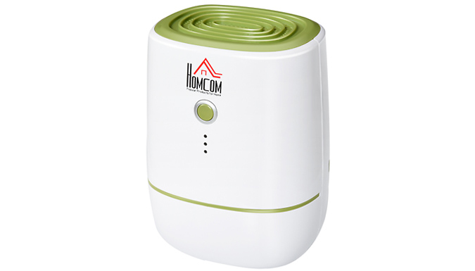 HOMCOM Household Portable Dehumidifier - Removes Up To 220ml Of Moisture Per Day