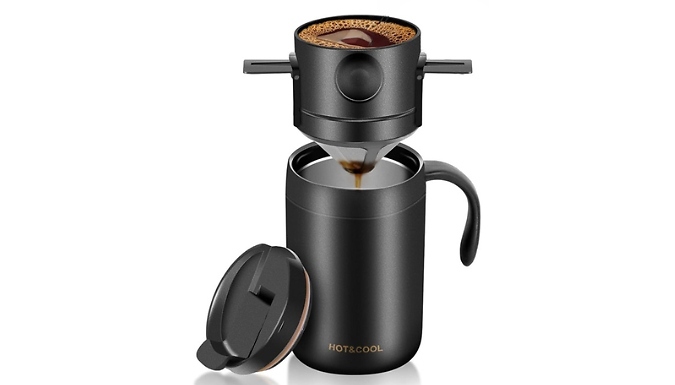 16oz Portable Coffee Maker Set