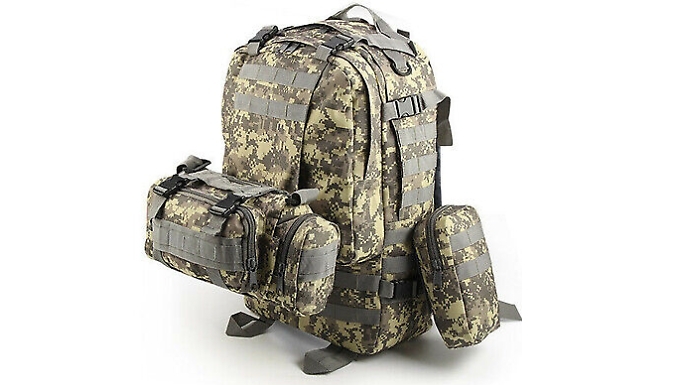 50L Modern Military Tactical Army Rucksack at Go Groopie