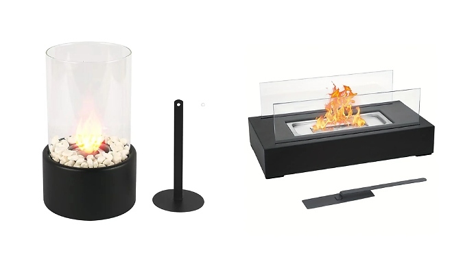 Bioethanol Indoor & Outdoor Smokeless Fire Pit! - 2 Designs