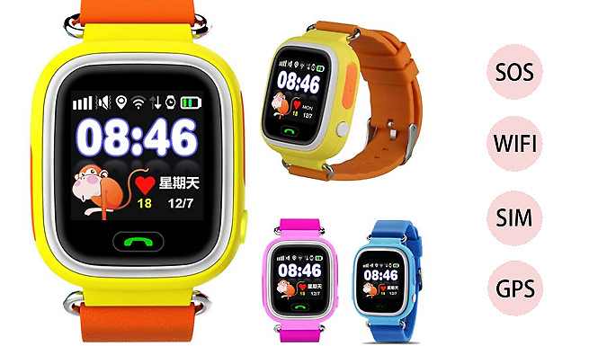 Q90 gps child hot sale smart watch