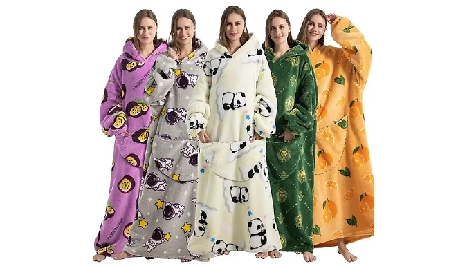 Oversized Hooded Blanket - 5 Colours & 4 Sizes