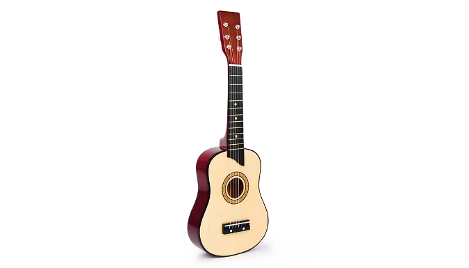 Kids Natural Wood Guitar