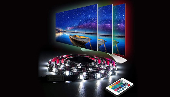 USB Powered Colour-Changing TV Backlight with Remote