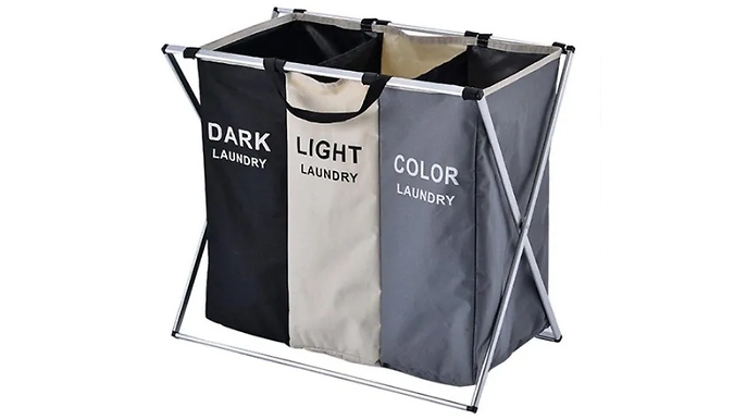 Dark, Light & Colour Detachable Laundry Basket