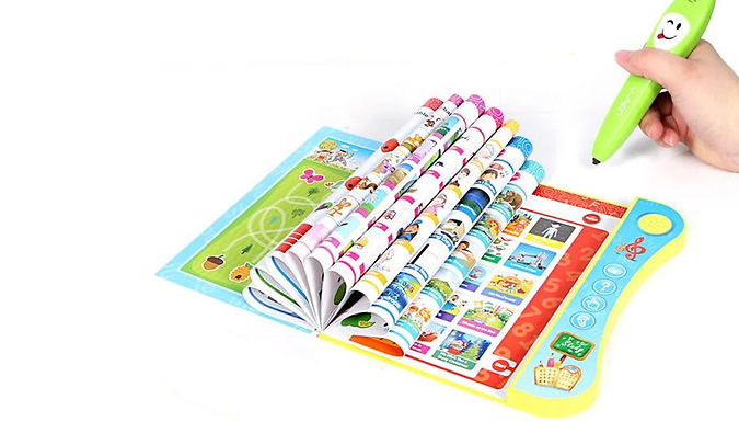 Kids Multi-Functional Learning Book With Voice Function!