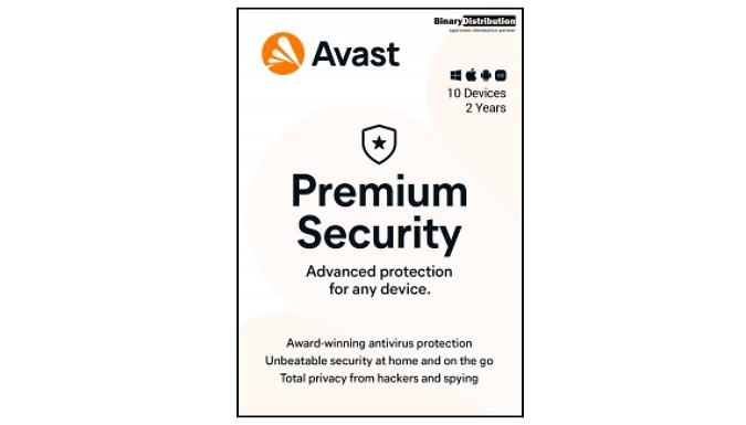 2 or 3-Year License with Avast Premium Security 2025 - 10 Devices