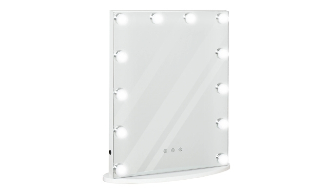 HOMCOM LED Hollywood Mirror with Lights