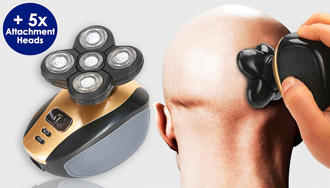 Supertrendinuk 5 In 1 Rechargeable Electric Shaver