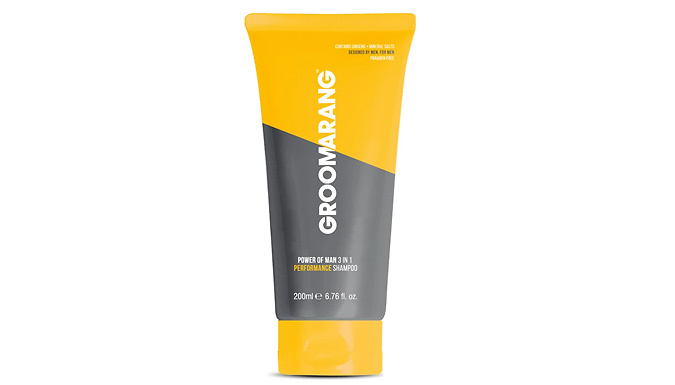 Groomarang Power of Man 3-in-1 'Performance' Shampoo 200ml