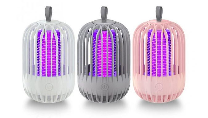 FlyZap Multi-Use Bug Zapper Lamp - 3 Colours & 2 Options