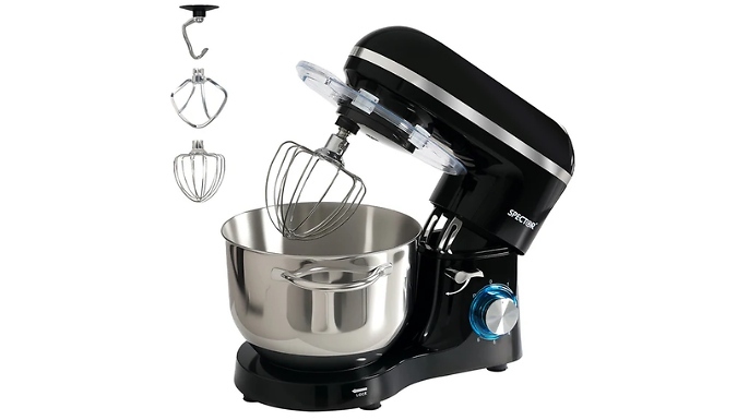 6.2L Electric Stand Mixer with 3 Attachments - 6 Speed Settings!
