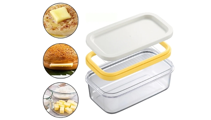 Butter Cutter Container with Lid at Go Groopie