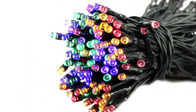 50, 100 or 200 LED Solar String Fairy Lights- 4 Colours