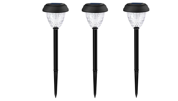 1, 2 or 4 Mandala Pattern Solar Garden Lawn Lights - 2 Colours