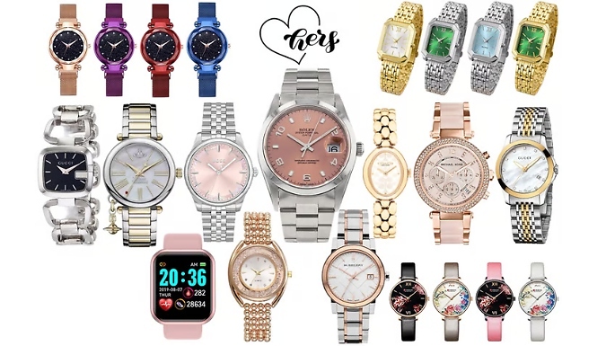 Luxury Watches Mystery Deal For Him or Her - Rolex, Gucci, Emporio Armani & More