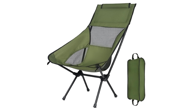 Portable Folding Camping Chair - 6 Colours, 2 Sizes!