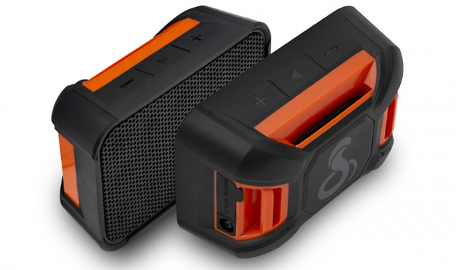 Cobra AirWave Waterproof Bluetooth-Compatible Box Speaker