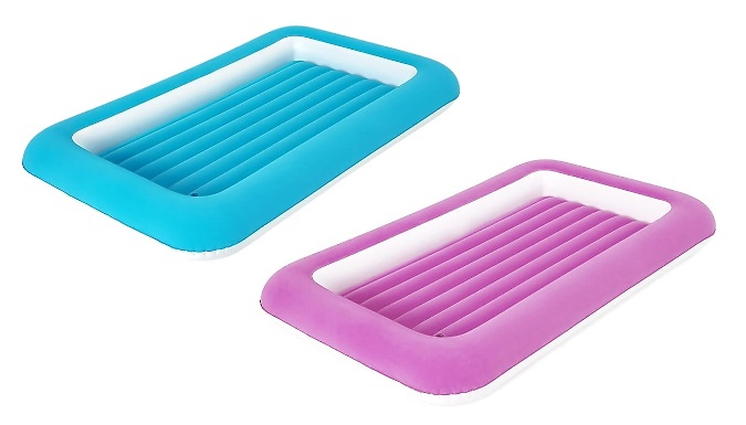Elex Trendi Kids Inflatable Airbed with Bumper - Optional Pump!