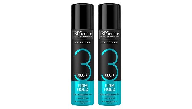 2 or 4-Pack of TRESemme Firm-Hold 24 Hour Frizz Control Hairspray - 100ml Bottles!