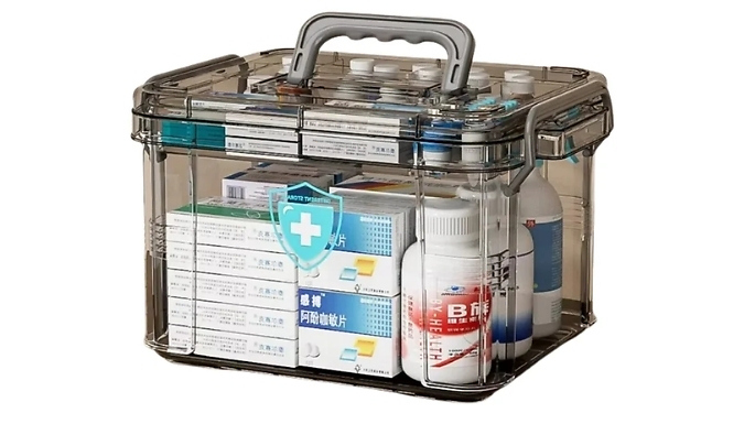Transparent Medicine Storage Box - 3 Sizes!