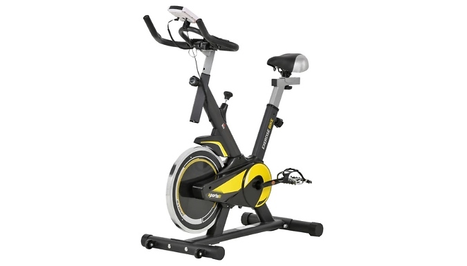 HOMCOM Upright Indoor Training Exercise Bike