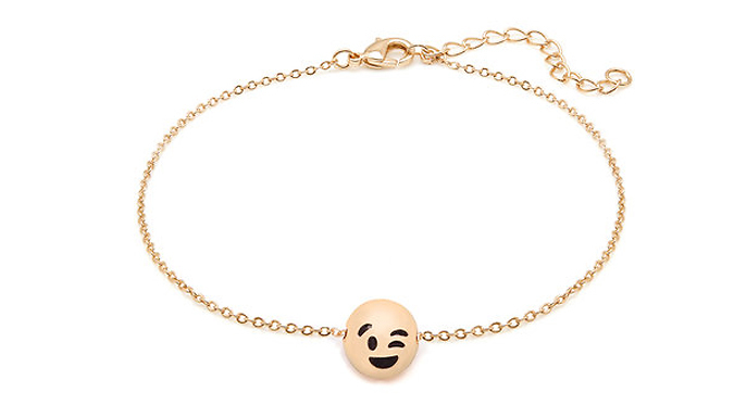 Fun Face Charm Anklet - 5 Designs