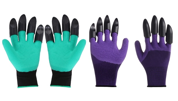 Waterproof Gardening Gloves With Digging Claws - 2 Colours