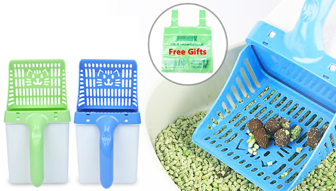 Justgiftdirect Cat Litter Cleaning Shovel - 2 Colours