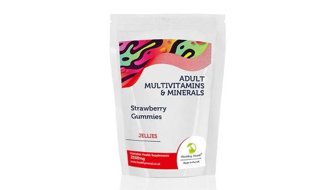 Overall Well-Being Adult Multivitamins & Mineral Gummies - Strawberry Flavour!