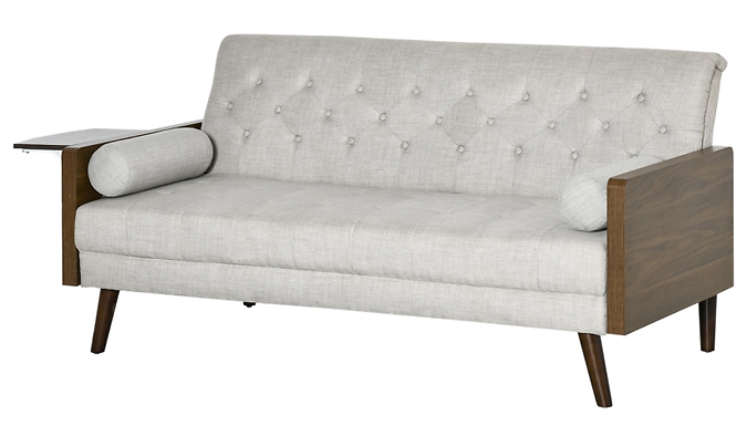 HOMCOM 3-Seater Sofa Bed