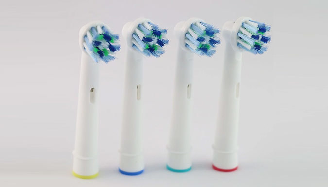 Oral B Compatible Professional Care 'Cross Action' Toothbrush Heads - 4-Pack or 32-Pack