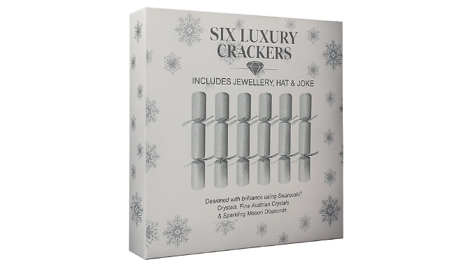 Luxury Moissanite & Austrian Crystal Christmas Crackers - 6 or 12 Crackers!