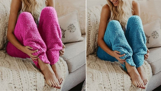 Soft Teddy Pyjama Bottoms – 5 Colours & 5 Sizes Deal Price £9.99