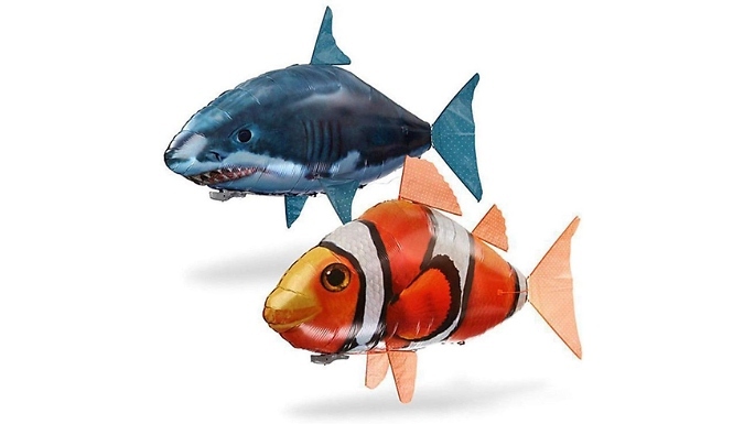 Remote Control Inflatable Flying Fish Toy - 2 Options