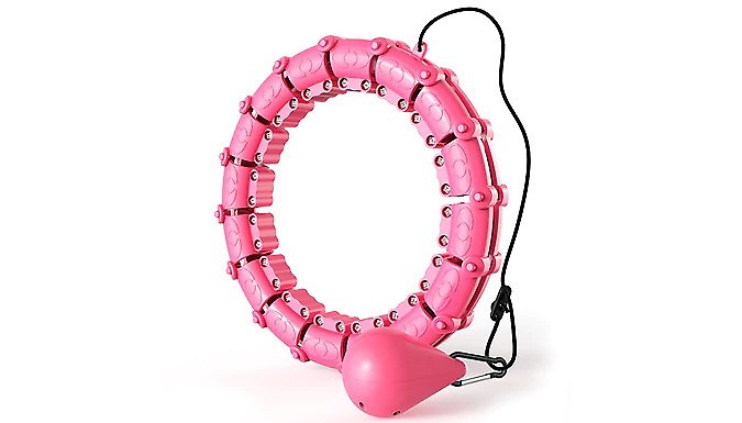 Adjustable Exercise Hoop with Suspended Weight - 2 Colours & 4 Sizes at Go Groopie IE