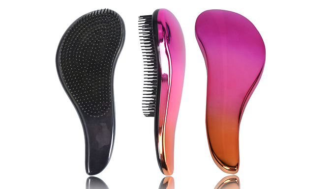 Detangling Hair Brush Salon Styling Tool - 6 Colours from Go Groopie