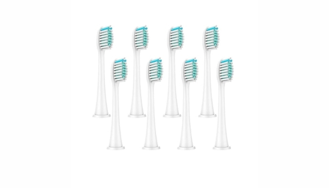 Philips-Compatible Replacement Toothbrush Heads - 8, 16 or 32-Pack, 3 Colours