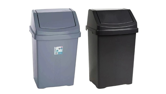 25L Kitchen Rubbish Waste Bin - 2 Colours