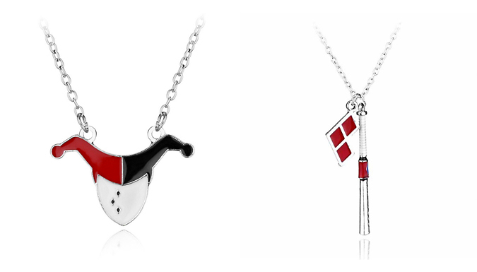 Affinity International Limited Harley & Joker Inspired Necklaces - 2 Designs