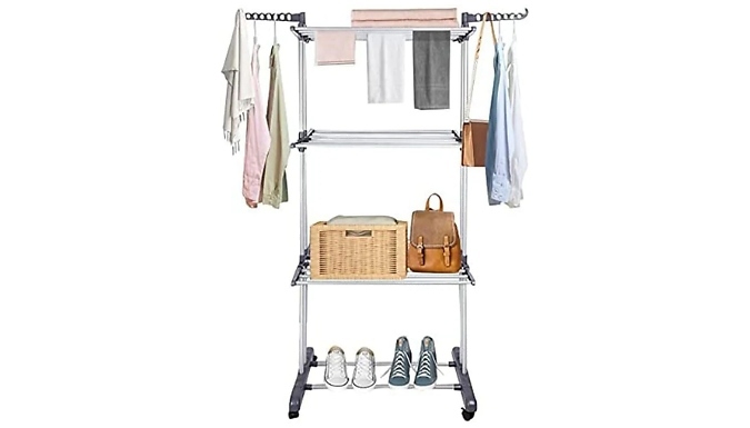 Durable 3-Tier Clothes Drying Rack