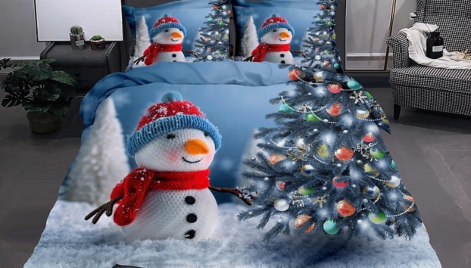 Festive-Themed Duvet Sets - 6 Styles & 3 Sizes